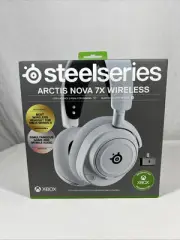 (NEW) Steelseries Arctis Nova 7X Wireless 7.1 Gaming Headphones - White