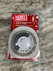 Merry Moments 24 Hour Mechanical Indoor Timer NEW In Package