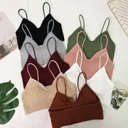 Plain Bra Top Wine Red - One Size