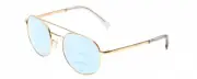 Bolle OVA Womens Aviator Multi-Focus Blue Light Filter Glasses Gold/Crystal 52mm
