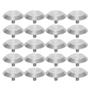 20 Pcs Blind Path Studs Safety Tactile Paving Nails Floor Patio for Pathway