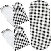 1set Tablecloth Table Clothes Picnic Supplies Flannel Table Cover Outdoor Benches Oil-proof Table Cloth Bench Table Cover Outdoor Table Cloths Black Outdoor Bench Pvc Flannel