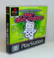 PS1 Playstation Storage Case - No One Can Stop Mr Domino - NO GAME