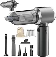 Cordless Car Vacuum Cleaner, 21000PA Handheld Vacuum Cleaner, Rechargeable High Power Suction Vacuum Cleaner with 3 Gear Adjustment, Portable Vacuum Cleaner for Home, Office, Kitchen, Cars, Sofa, Pet