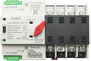 RAYWE Compact Automatic Transfer Switch Electrical Selector Switches Dual Power Switch Solar Power Rail Type Household Power Transfer Switch