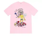 Supreme Daniel Johnston Kill Em All Tee Light Pink SS20T45 Size L Large