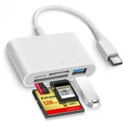 SD Card Reader, USB C to Micro SD/TF/CF Memory Card Reader, 4 in 1 USB Type C...