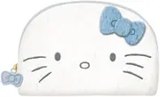 [マリモクラフト] Hello Kitty Round Pouch, White, Mizuiro Hello Kitty Series 2