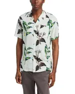 Scotch & Soda Regular Fit Short Sleeve Button Up Shirt