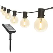 Solar Garden Lights 10 Bulbs Solar String Lights Outdoor Waterproof Hanging Lights