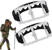 [Generic] Crampons Ice Cleats,Winter Overshoe Ice Grippers | Anti Slip Snow Walk Traction Cleats, Shoe Spikes Grips Traction for Men and Women