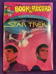 1979 STAR TREK Book & Record Set "PASSAGE TO MOAUV"- Peter Pan Records SEALED
