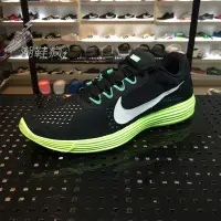 在飛比找Yahoo!奇摩拍賣優惠-{潮鞋瘋} NIKE LUNARACER 4 黑 螢光綠 網