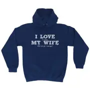 Love It When My Wife Lets Me Go Running - Funny Novelty Hoodies Hoodie