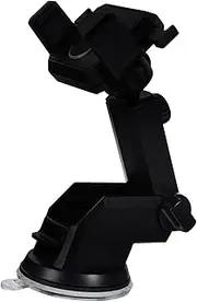 Veemoon Ergonomic Design Phone Holder Suction Cup Car Phone Bracket Multifunctional Rack for Navigation Desk Black