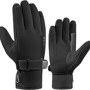 [RUVOO] Gloves for Cold Weather Winter Gloves Cycling Fitness Rock Climbing Gloves Silicone Motorcycle Gloves Texting Glove