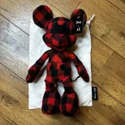 Disney Mickey Mouse X AE American Eagle Special Edition Buffalo Plaid Plush Doll