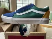Vans Old Skool Multi Color Skate Shoes NIB Men Sz5 Women Sz6.5