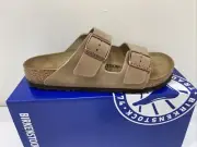 Birkenstock - Arizona - Natural Oiled Leather in Tabacco Brown