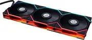 Lian Li RTL120-3B UNI Fan TL LCD 120 mm 2600 RPM Computer Case Fan with Controller, Black
