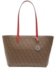 Dkny Bryant Signature Tote- Beige and Mocha 0