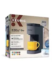 Keurig 42 oz K-Mini Go Coffee Maker Navy Go SingleServe K-Cup Pod Brewer- Sealed