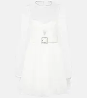 [Rebecca Vallance] Rebecca Vallance Bridal Mirabella embellished minidress UK 4 white