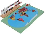 Flags of the World-Montessori Materials Geography Educational Tools Preschool Ea