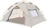 Camping Tent Fully Automatic Tent Double Door Double Window Tent Outdoor Portable Tent Easy to Install 1/3 Person Tent