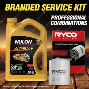 Ryco Oil Filter 5L APX0W20GF6 Eng. Oil Service Kit for Mitsubishi Mirage LA 3cyl
