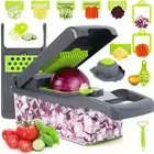 Hot 14/16 in 1 Multifunctional Vegetable Chopper Slicer Shredder with Basket Fru