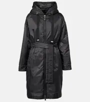 [Max Mara] Max Mara Technical canvas parka UK 8 black