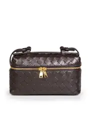 Brown Leather Bang Bang Vanity Case Bag