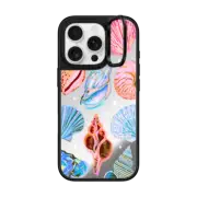 iPhone 16 Pro Mirror Ring Stand Case MagSafe Compatible Seashell