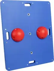 CanDo Balance Board 15x18 Inch, 1.5 Inch Height, Red Easy