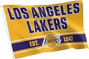 Desert Cactus Los Angeles LA Lakers Flag NBA 100% Polyester Indoor Outdoor 3x5 feet National Basketball Association Team Flags (Flag Z)