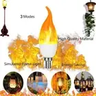 E14 E27 Candle Light Flame Effect Light Bulb Atmosphere Lamp Flame Lamp