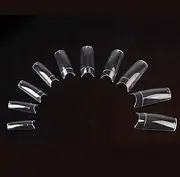 500 Pcs French Acrylic False Nails Clear Transparent Artificial False Fake Nail Tips Art Beauties Factory