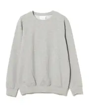 (ASK availability First) BEAMS SLOANE / Spin Giza Cotton Sweatshirt new