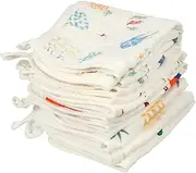 Toddmomy 8Pcs Cotton Towel Soft and Absorbent Nursing Towels for Random Styles for Feeding Bathing and Daily Care Lightweight and Quick Drying