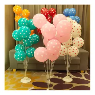 超可愛多色點點氣球地飄組1組(生日派對 求婚告白 畢業跨年 週年紀念 寶寶周歲 布置)