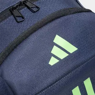 【adidas 愛迪達】後背包 運動包 書包 旅行包 登山包 TR POWER 藍綠 IR9819