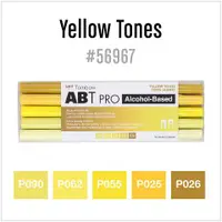 在飛比找誠品線上優惠-Tombow ABT PRO雙頭麥克筆/ 5色組/ 黃色系