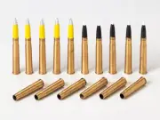 8,8cm TIGER I PZ.KPFW VI AUSF E/H BRASS PROJECTILES #35189 1/35 TAMIYA
