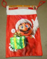 SUPER MARIO BROS nintendo nes CINCH SACK gift stocking switch wii brothers C
