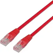 aisens A133 – 0189 – LATIGUILLO RJ45 Network Cable (2 m, 10/100 Mbit/s, Switch/Router/Modem/Patch Panel/Access Point/Patch Fields) Red