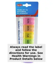 Surgical Basics One a Day Weekly Pill Organiser Small 1 Pack