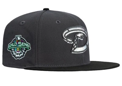 Arizona Diamondbacks Stained Glass Graphite HatClub Drop New Era 7 1/4 59Fifty