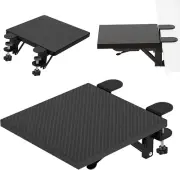 Computer Arm Rest for Desk, 7.8" X 9.4" Black Table Mount Arm Wrist Rest Shelf 9