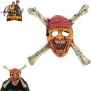 Scary Pirate Skull Mask Crossbones Halloween Costume Mask Masquerade Party